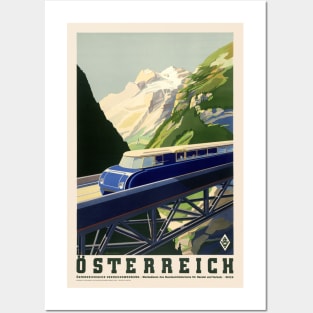 Österreich Austria Vintage Poster 1935 Posters and Art